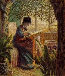 Camille at the Loom